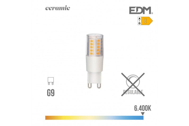 Lampe LED EDM 650 Lm 5,5 W E G9 (6400K)