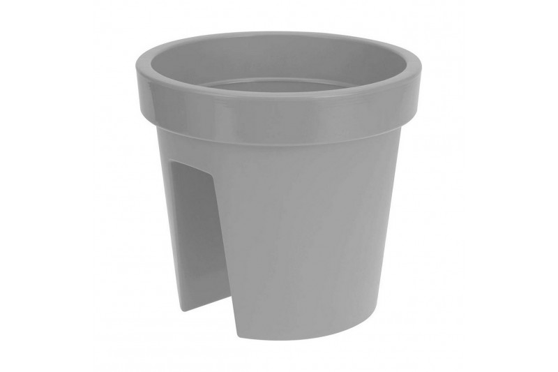 Vaso per ringhiera Plastiken Grigio...