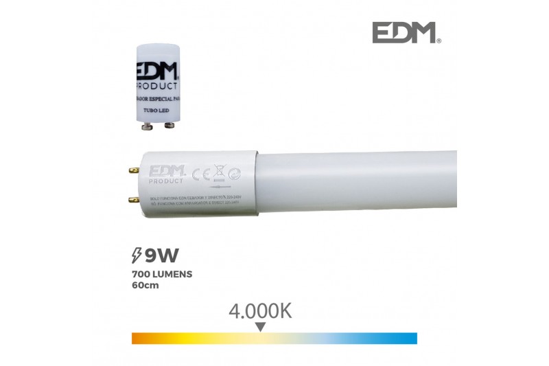 Ledbuis EDM 9 W T8 F 700 lm (4000 K)