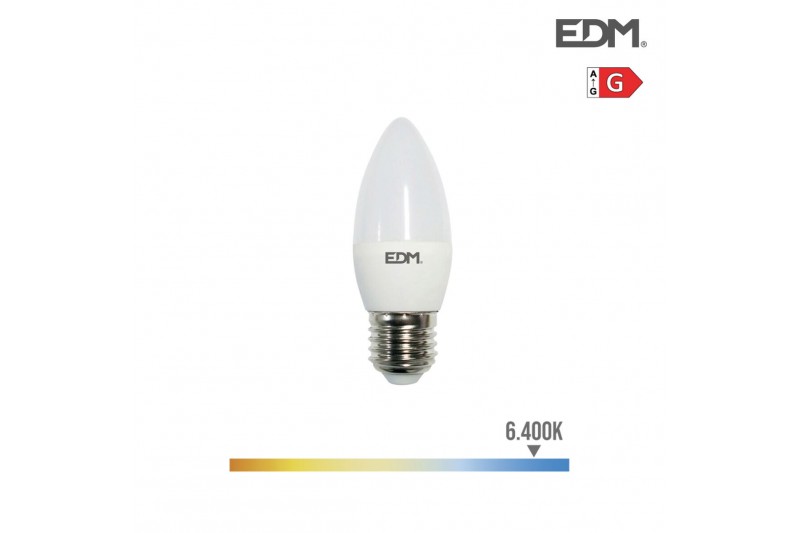 Bombilla LED EDM E27 5 W G 400 lm...