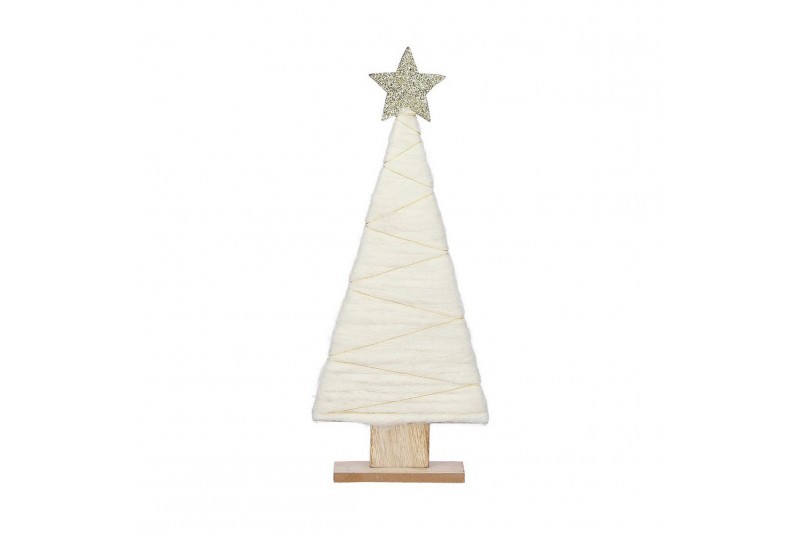 Christmas Tree Black Box Wood White...