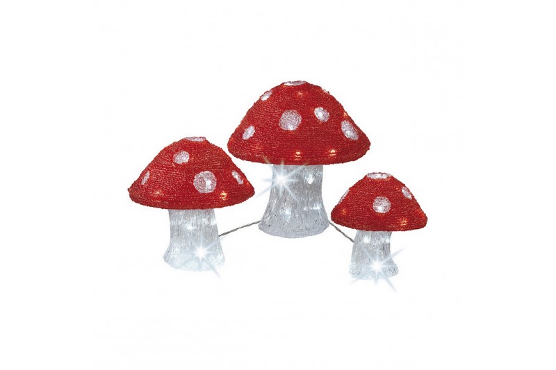 Lamp Lumineo Mushrooms White