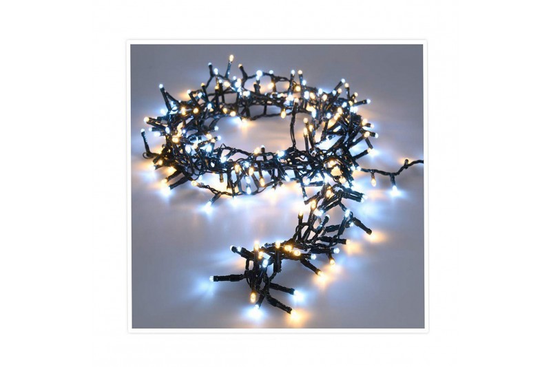 Wreath of LED Lights White (14 m)