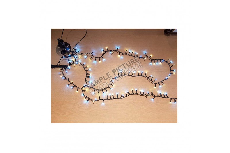 Wreath of LED Lights White (11 m)