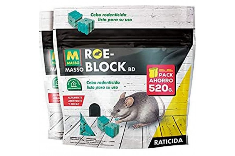 Rat Poison Massó Roe-Block 520 g