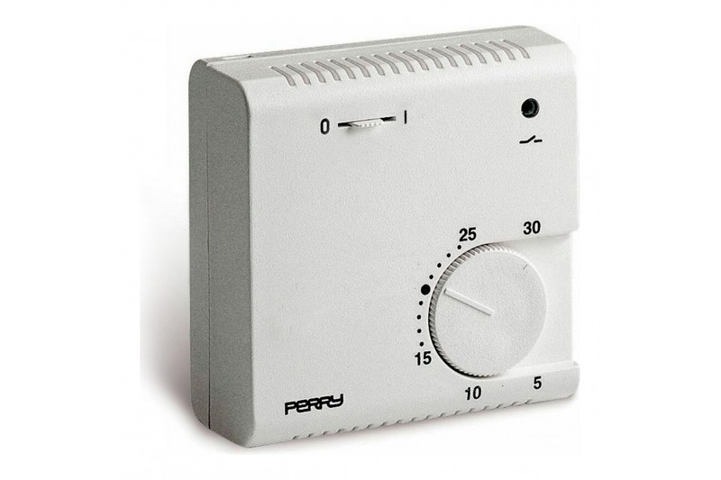 Thermostat Perry 03016 White Analogue