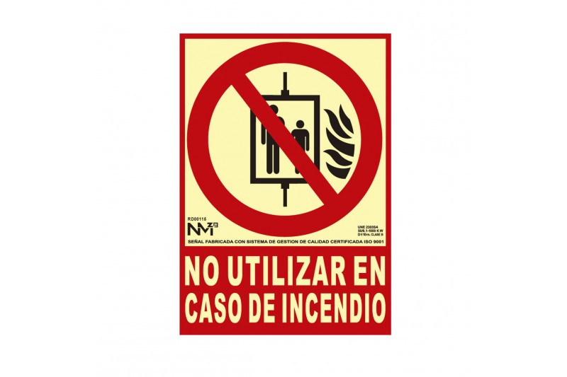 Sign Normaluz No utilizar en caso de...