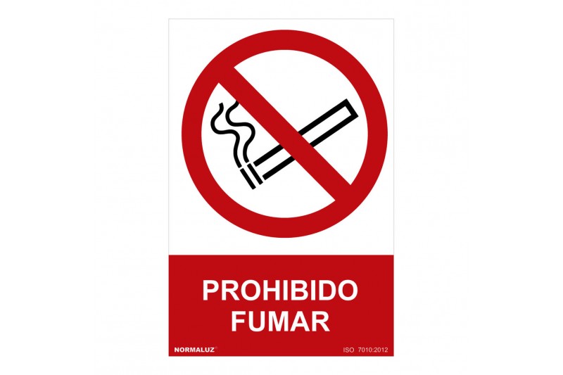 Bord Normaluz Prohibido fumar PVC (30...