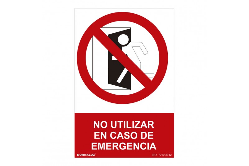 Sign Normaluz No utilizar en caso de...