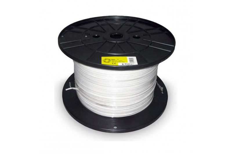 Cable EDM 2 x 1,5 mm White 400 m Ø...