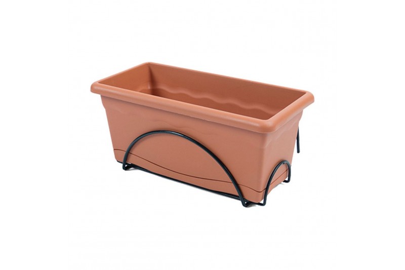 Planter with Dish Plastiken...