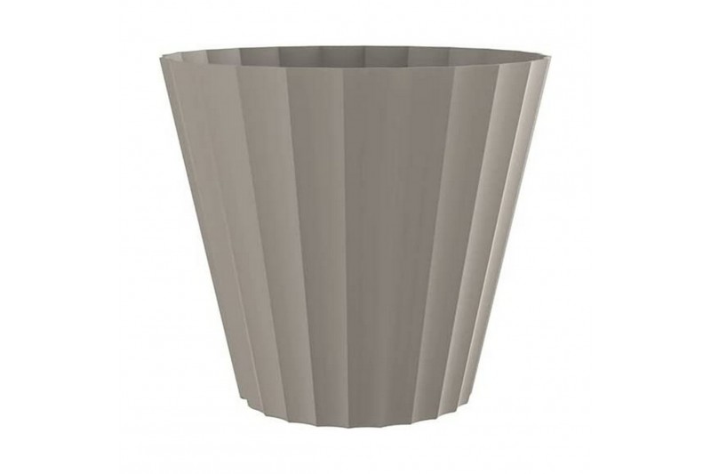 Blumentopf Plastiken taupe PP (Ø 26 x...