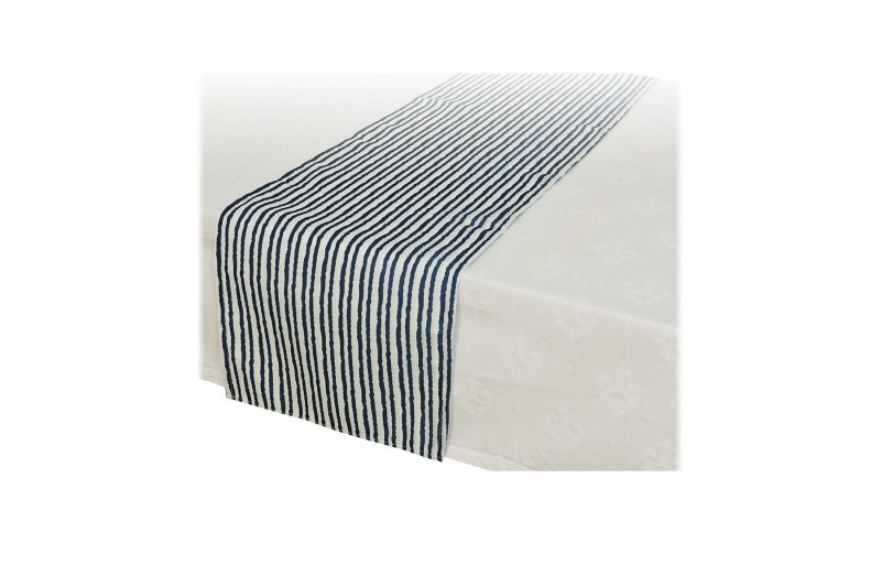 Table Runner Decoris Navy Blue/White...