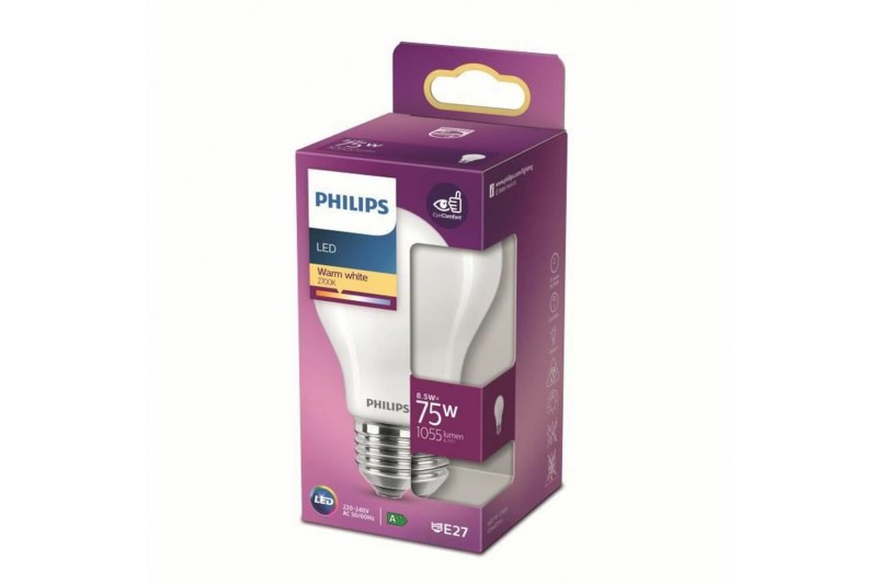 Bombilla LED Philips ø 6,6 x 10,4 cm...