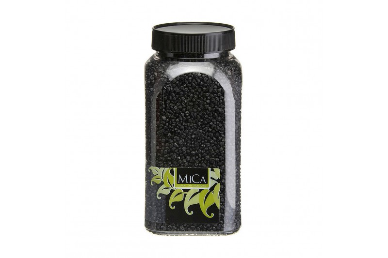 Gravel Mica Decorations Black 650 ml