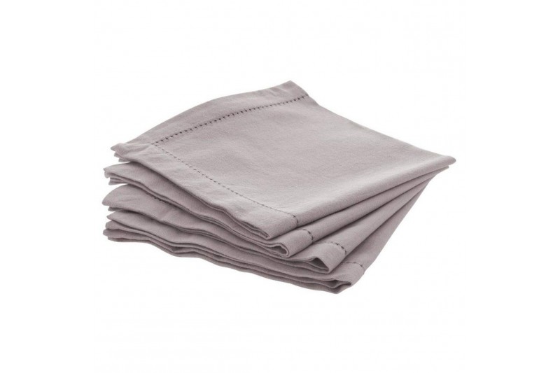 Napkins Atmosphera Grey (40 x 40 cm)