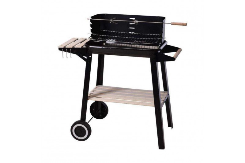 Coal Barbecue with Wheels (54 x 34 x...