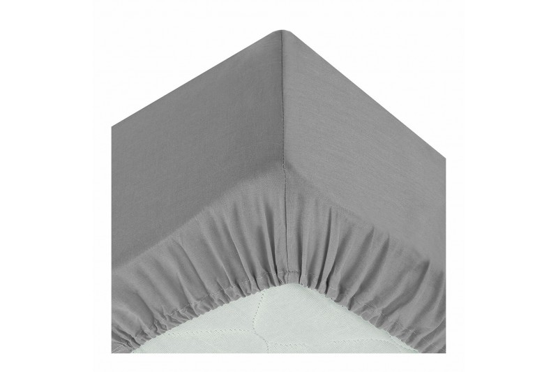 Fitted bottom sheet Atmosphera Grey...