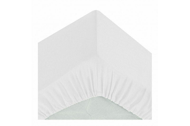 Drap housse Atmosphera Blanc (90 x...