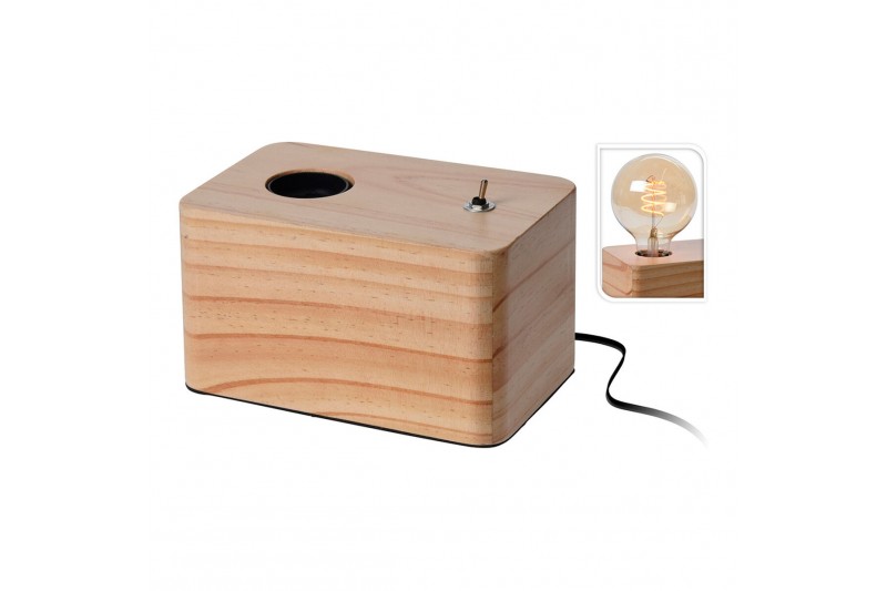 Bureaulamp Atmosphera Hout Bruin 40 W...