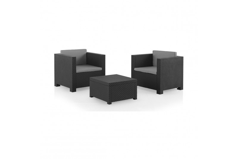 Conjunto de Mesa con 2 Sillones SP...