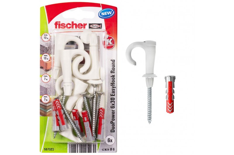 goujon ouvert Fischer 6 x 30 mm 6 Unités