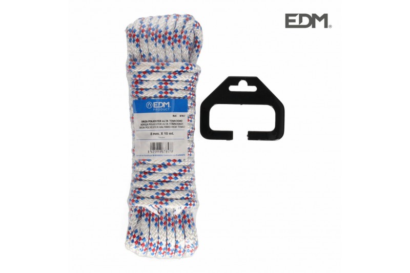 Braided rope EDM 10 m Polyester