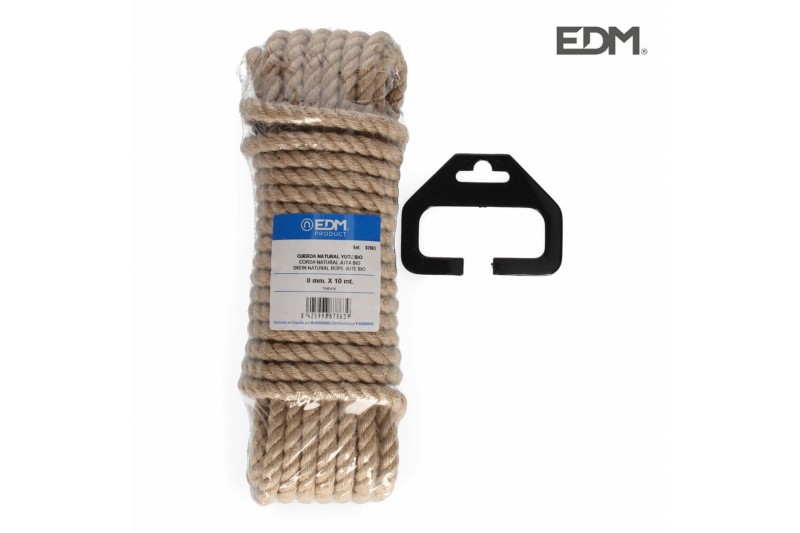 écheveau tressé EDM 10 m Jute