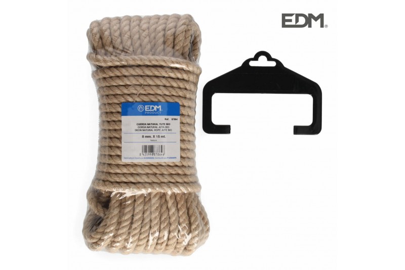 écheveau tressé EDM 15 m Jute