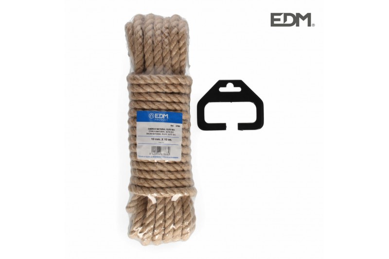 écheveau tressé EDM 10 m Jute