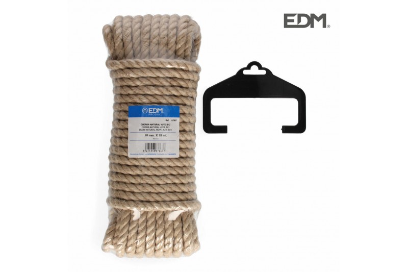 Gevlochten streng EDM 15 m Jute