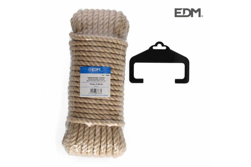 écheveau tressé EDM 20 m Jute