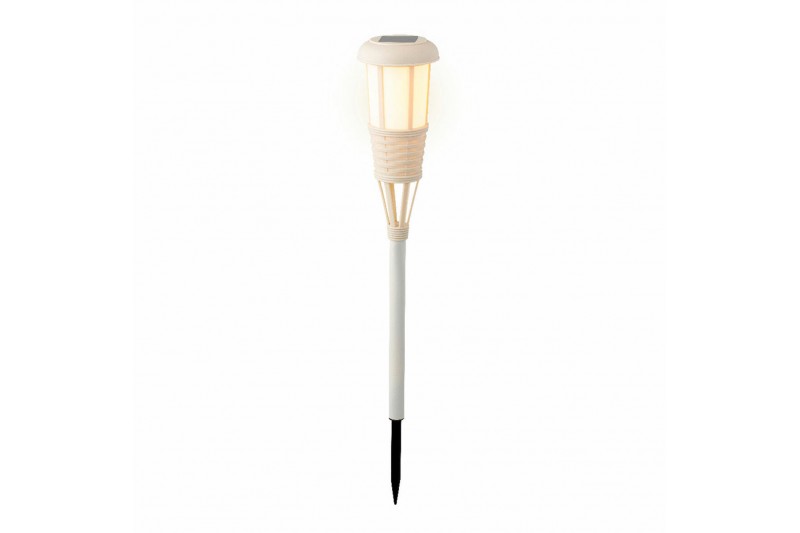 Torche de Jardin Solaire Blanc (61 x...