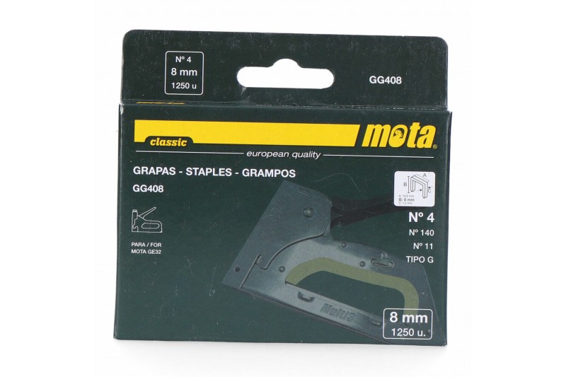 Agrafes Mota gg408 1000 Unidades Nº 4