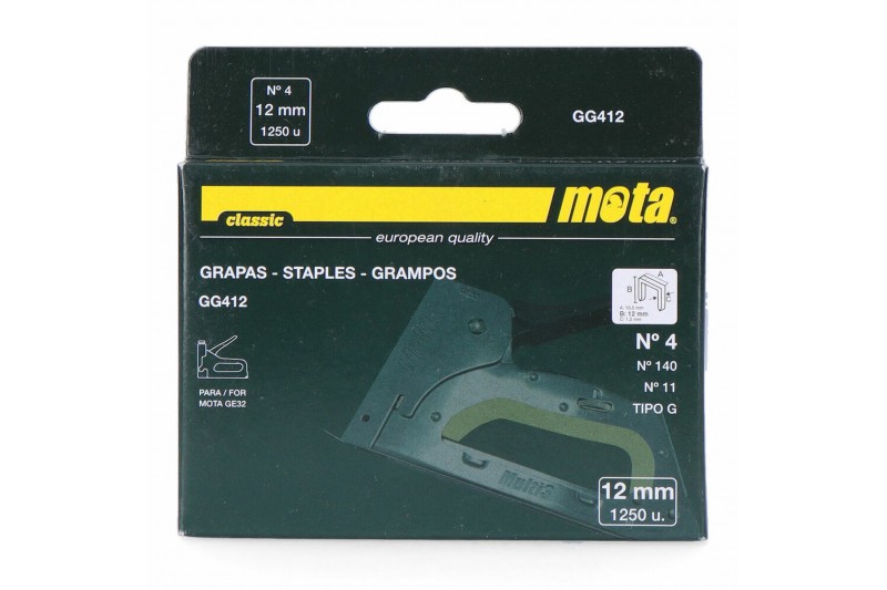 Agrafes Mota gg412 1000 Unidades 12...