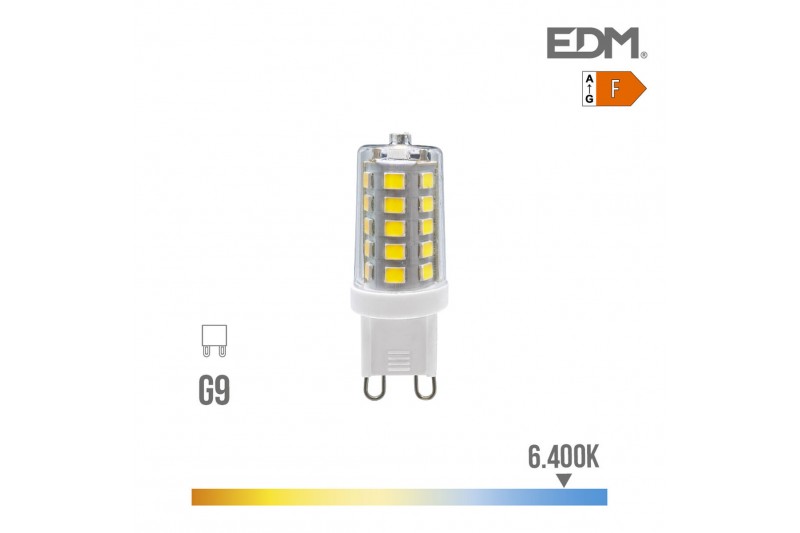 Bombilla LED EDM 3 W F G9 260 Lm (6400K)