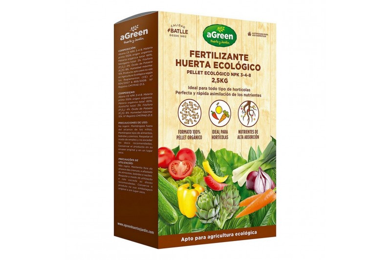 Fertilizante para plantas aGreen 2,5...