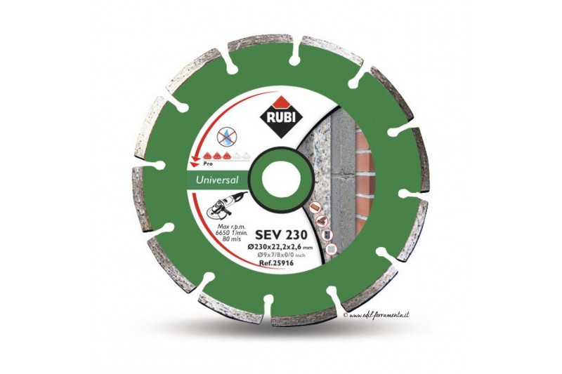 Snijschijf RUBI pro 25916 Ø 230 MM