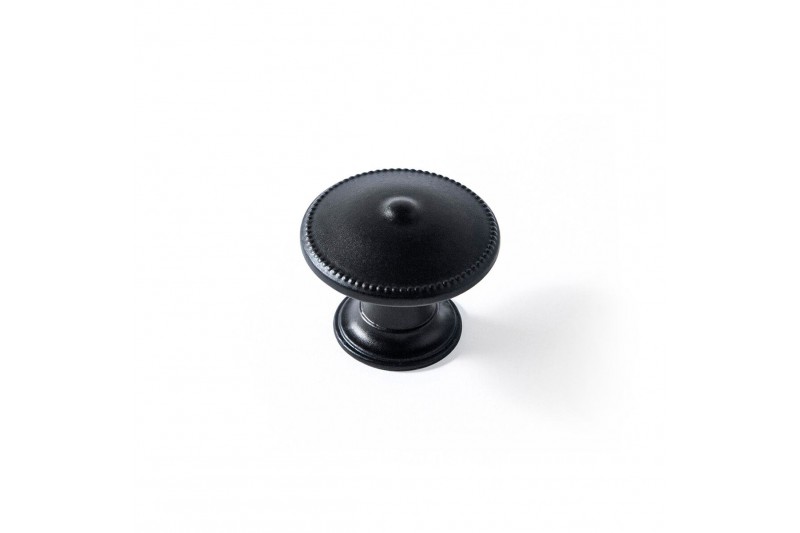 Doorknob Rei 3121 Circular Matt Black...