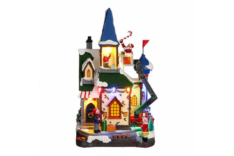 Christmas bauble Light Scene House...