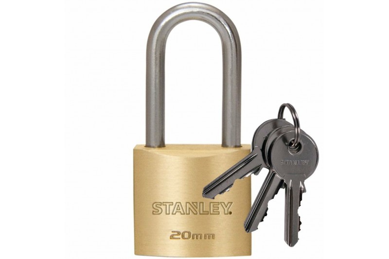 Key padlock Stanley Brass Bow (2 cm)