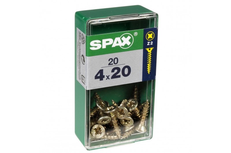 Box of screws SPAX Yellox Wood Flat...