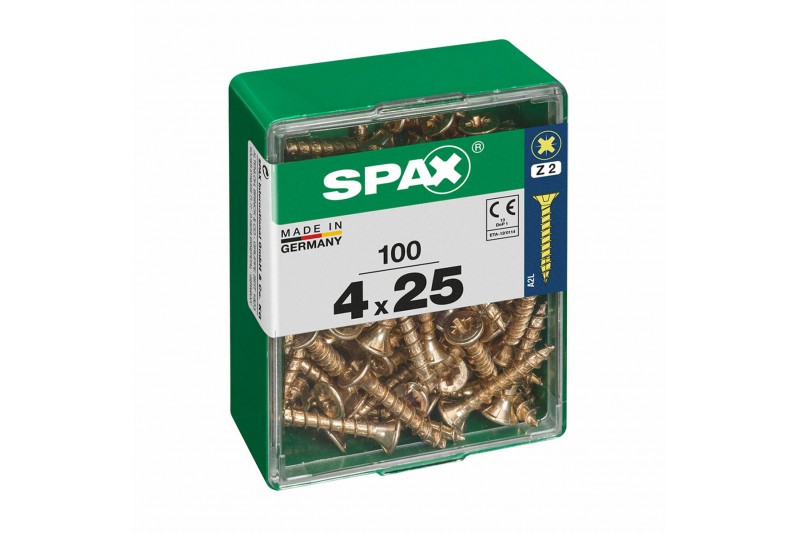 Box of screws SPAX Wood screw Flat...