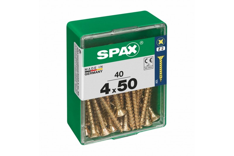 Box of screws SPAX Wood screw Flat...