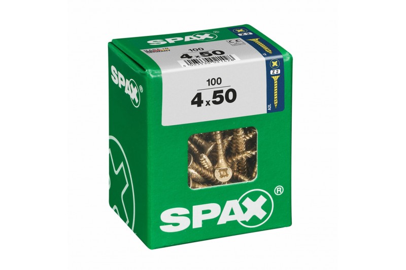 Box of screws SPAX Wood screw Flat...