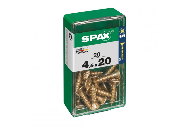 Box of screws SPAX Yellox Wood Flat...