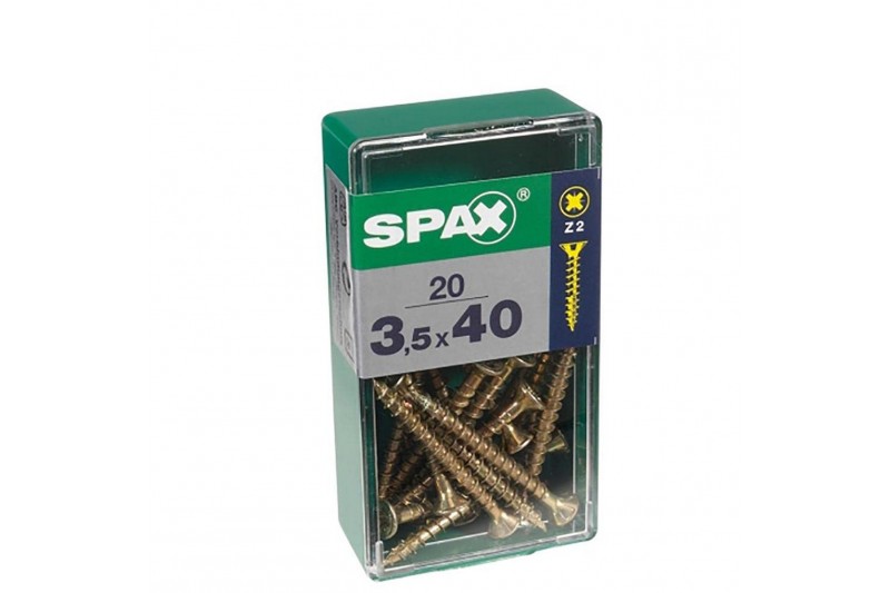 Box of screws SPAX Yellox Wood Flat...