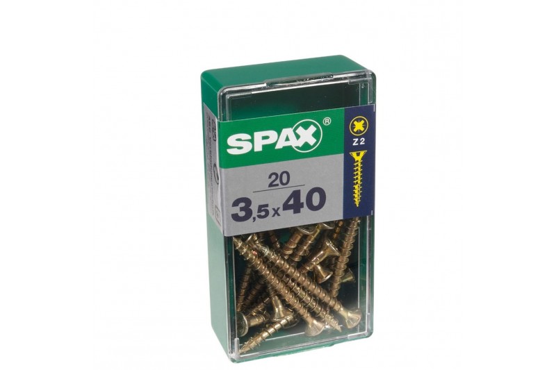 Box of screws SPAX Yellox Wood Flat...