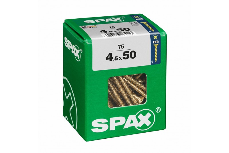 Box of screws SPAX Wood screw Flat...