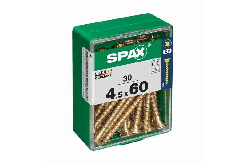 Box of screws SPAX Wood screw Flat...